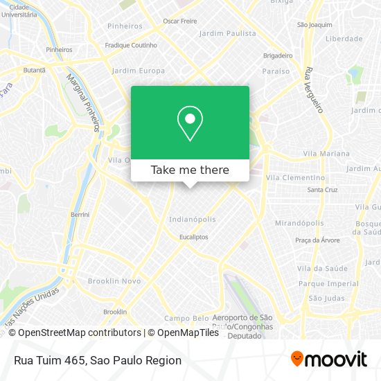 Rua Tuim 465 map