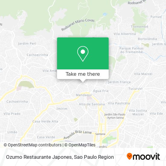 Mapa Ozumo Restaurante Japones