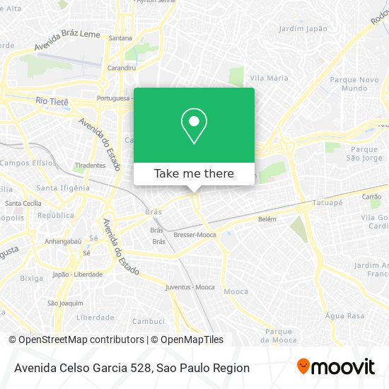 Avenida Celso Garcia 528 map