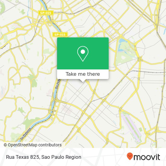 Mapa Rua Texas 825