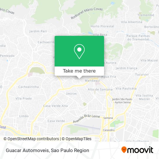 Mapa Guacar Automoveis