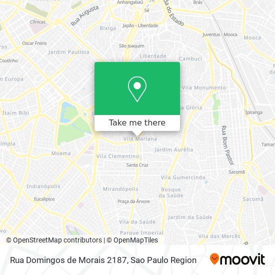 Rua Domingos de Morais 2187 map