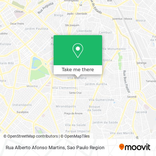 Rua Alberto Afonso Martins map