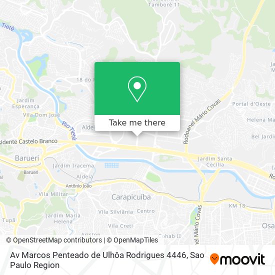 Mapa Av  Marcos Penteado de Ulhôa Rodrigues 4446