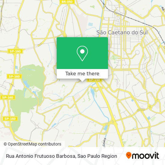 Rua Antonio Frutuoso Barbosa map