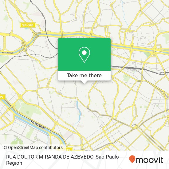 RUA DOUTOR MIRANDA DE AZEVEDO map
