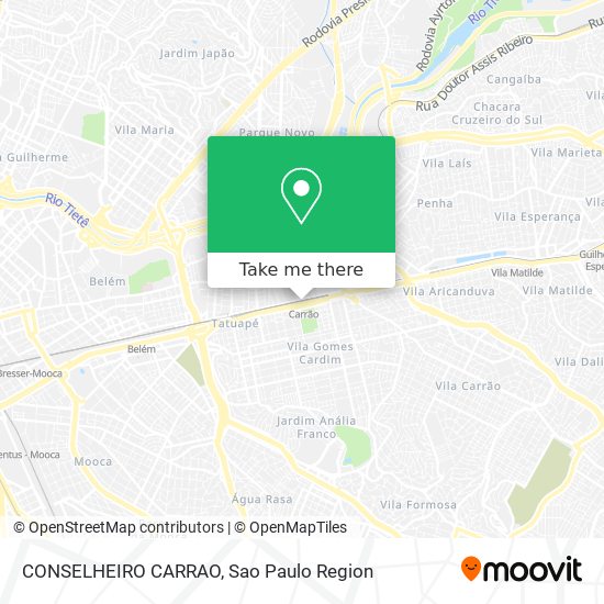 CONSELHEIRO CARRAO map