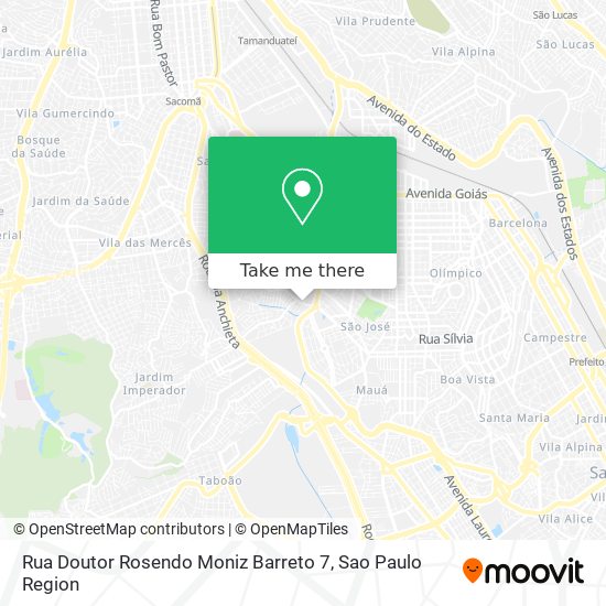 Mapa Rua Doutor Rosendo Moniz Barreto 7