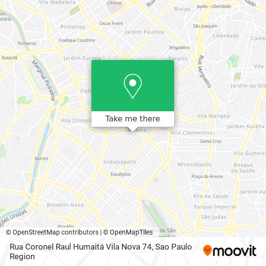 Rua Coronel Raul Humaitá Vila Nova  74 map