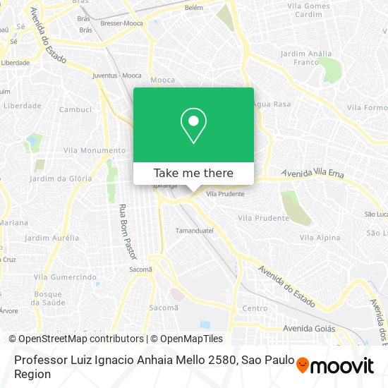 Professor Luiz Ignacio Anhaia Mello 2580 map