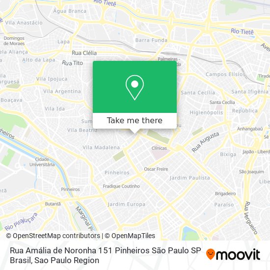 Rua Amália de Noronha  151   Pinheiros  São Paulo   SP  Brasil map