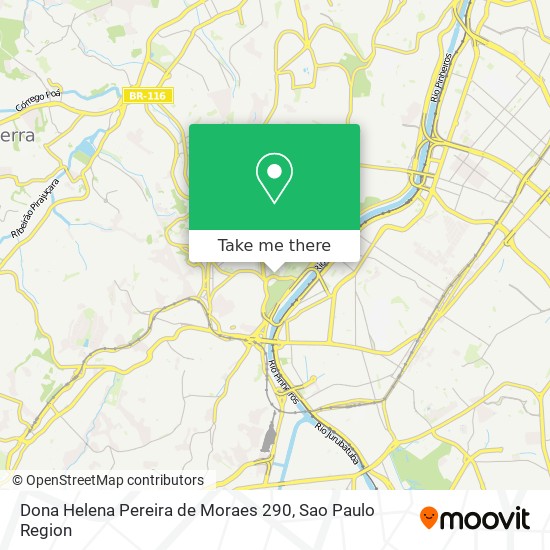 Dona Helena Pereira de Moraes 290 map