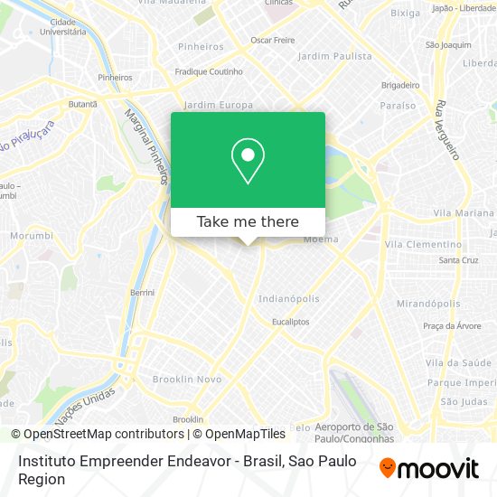 Mapa Instituto Empreender Endeavor - Brasil