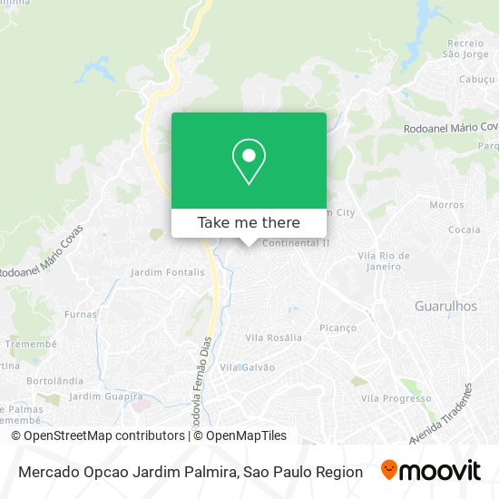 Mercado Opcao Jardim Palmira map