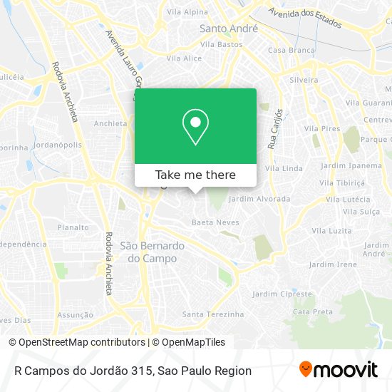 R Campos do Jordão 315 map