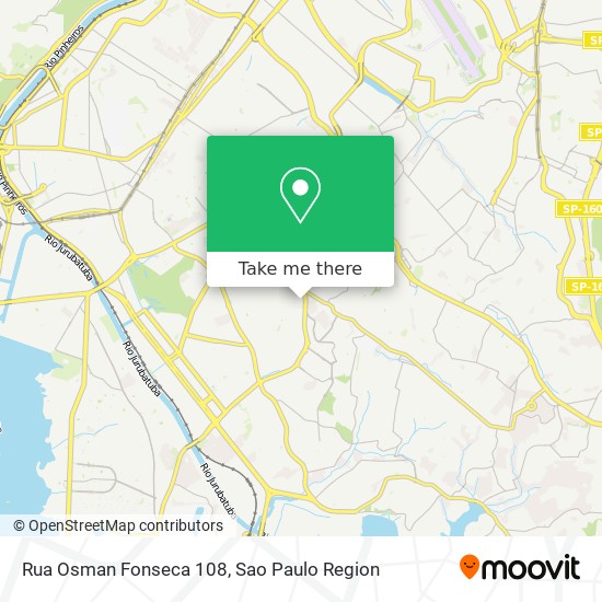 Mapa Rua Osman Fonseca 108