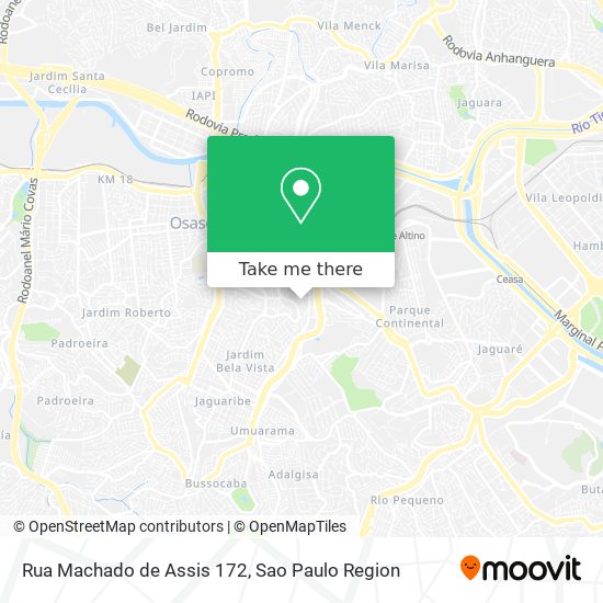 Rua Machado de Assis  172 map