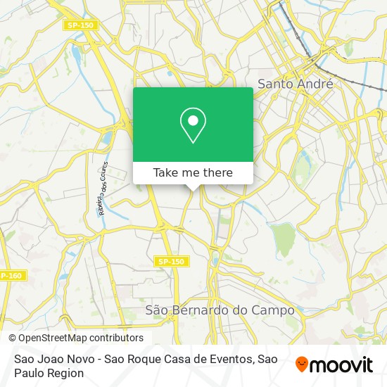 Sao Joao Novo - Sao Roque Casa de Eventos map
