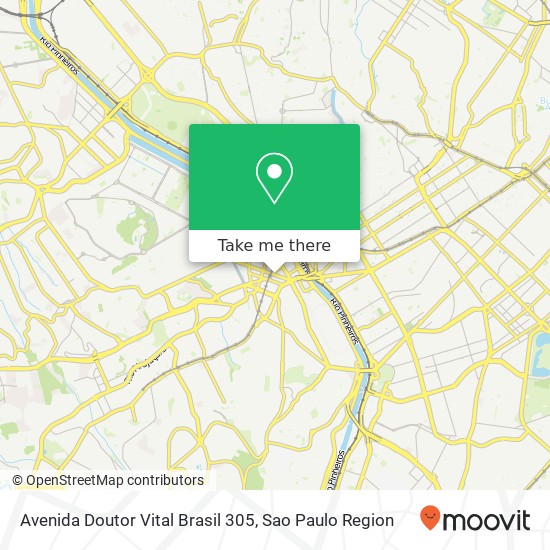 Avenida Doutor Vital Brasil 305 map