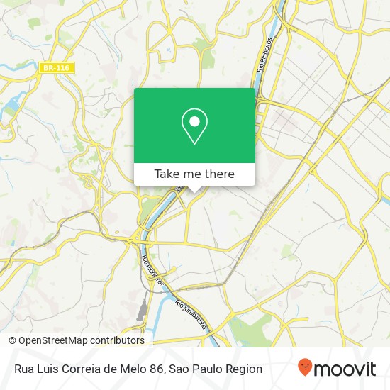 Mapa Rua Luis Correia de Melo  86