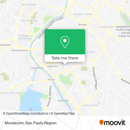 Mapa Moviecom