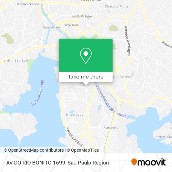AV DO RIO BONITO 1699 map