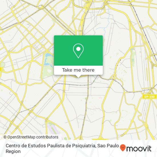 Centro de Estudos Paulista de Psiquiatria map