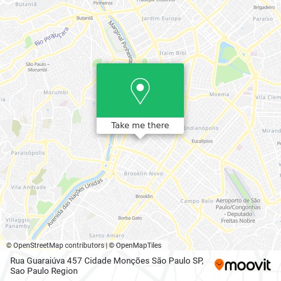 Rua Guaraiúva  457   Cidade Monções   São Paulo   SP map