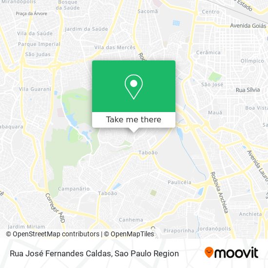 Rua José Fernandes Caldas map