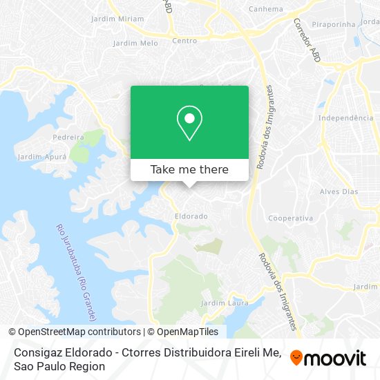 Mapa Consigaz Eldorado - Ctorres Distribuidora Eireli Me