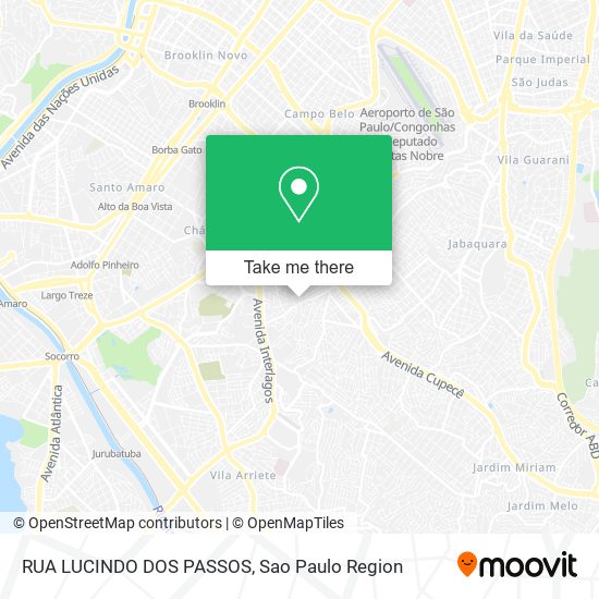 RUA LUCINDO DOS PASSOS map