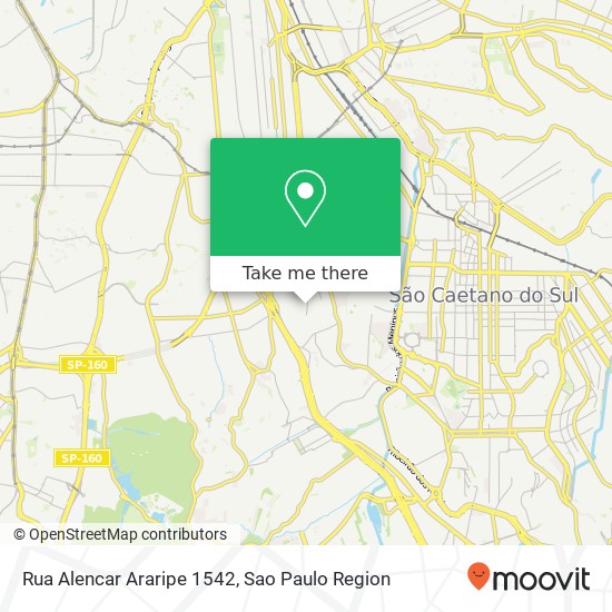 Rua Alencar Araripe 1542 map