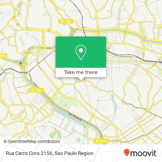 Rua Cerro Cora 2156 map