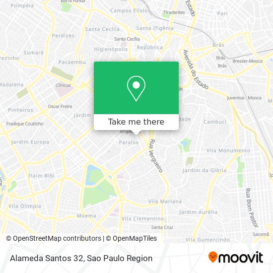 Alameda Santos  32 map