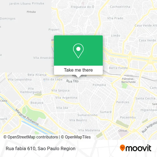 Rua fabia 610 map