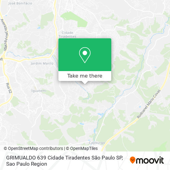 Mapa GRIMUALDO  639   Cidade Tiradentes   São Paulo   SP