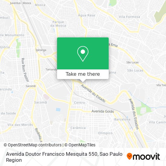 Avenida Doutor Francisco Mesquita 550 map