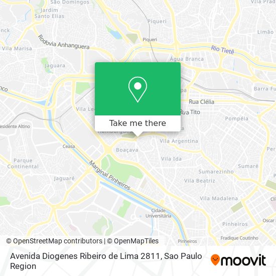 Avenida Diogenes Ribeiro de Lima 2811 map