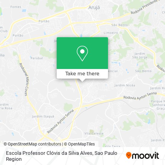 Mapa Escola Professor Clóvis da Silva Alves