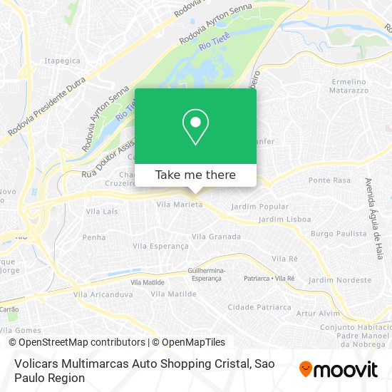 Volicars Multimarcas Auto Shopping Cristal map