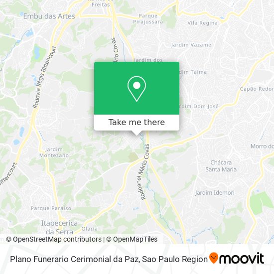 Plano Funerario Cerimonial da Paz map