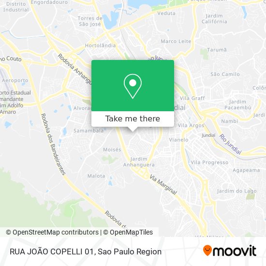 RUA JOÃO COPELLI 01 map