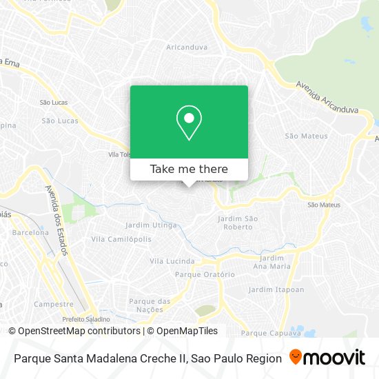 Parque Santa Madalena Creche II map