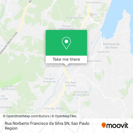 Mapa Rua Norberto Francisco da Silva SN