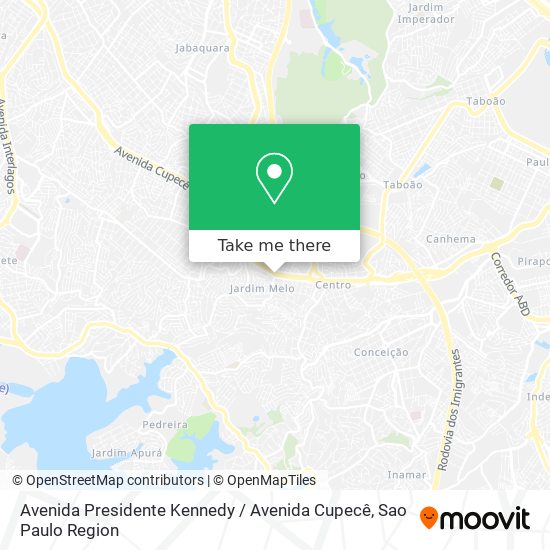 Avenida Presidente Kennedy / Avenida Cupecê map
