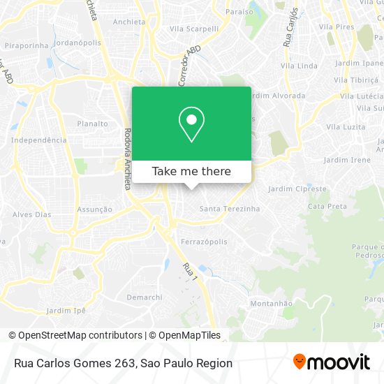 Mapa Rua Carlos Gomes 263