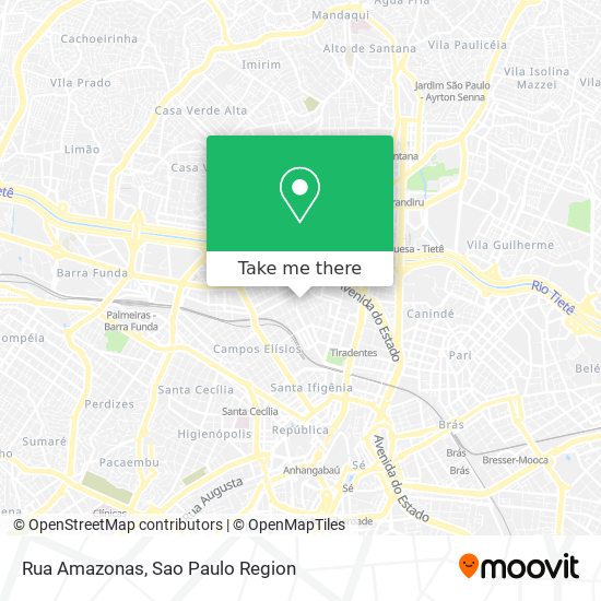 Rua Amazonas map