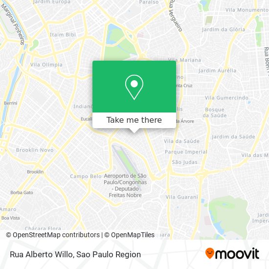 Mapa Rua Alberto Willo