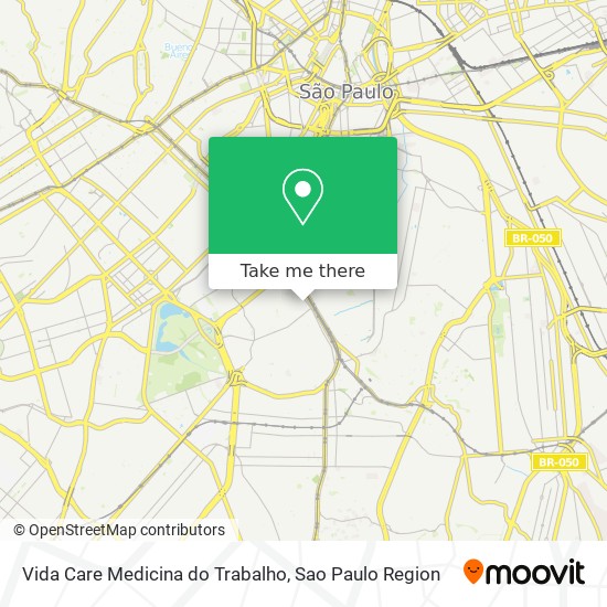 Vida Care Medicina do Trabalho map