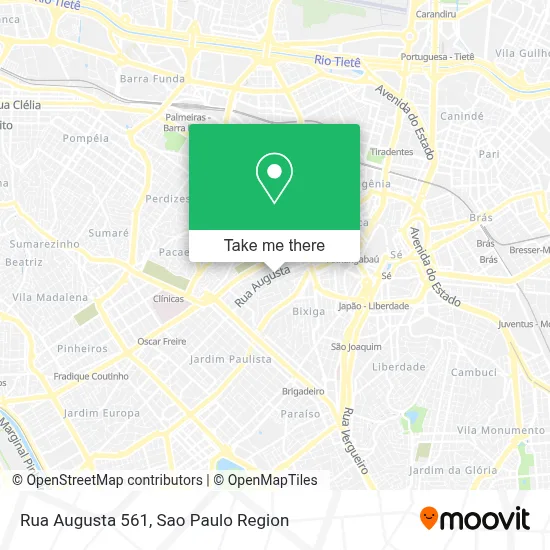 Rua Augusta 561 map